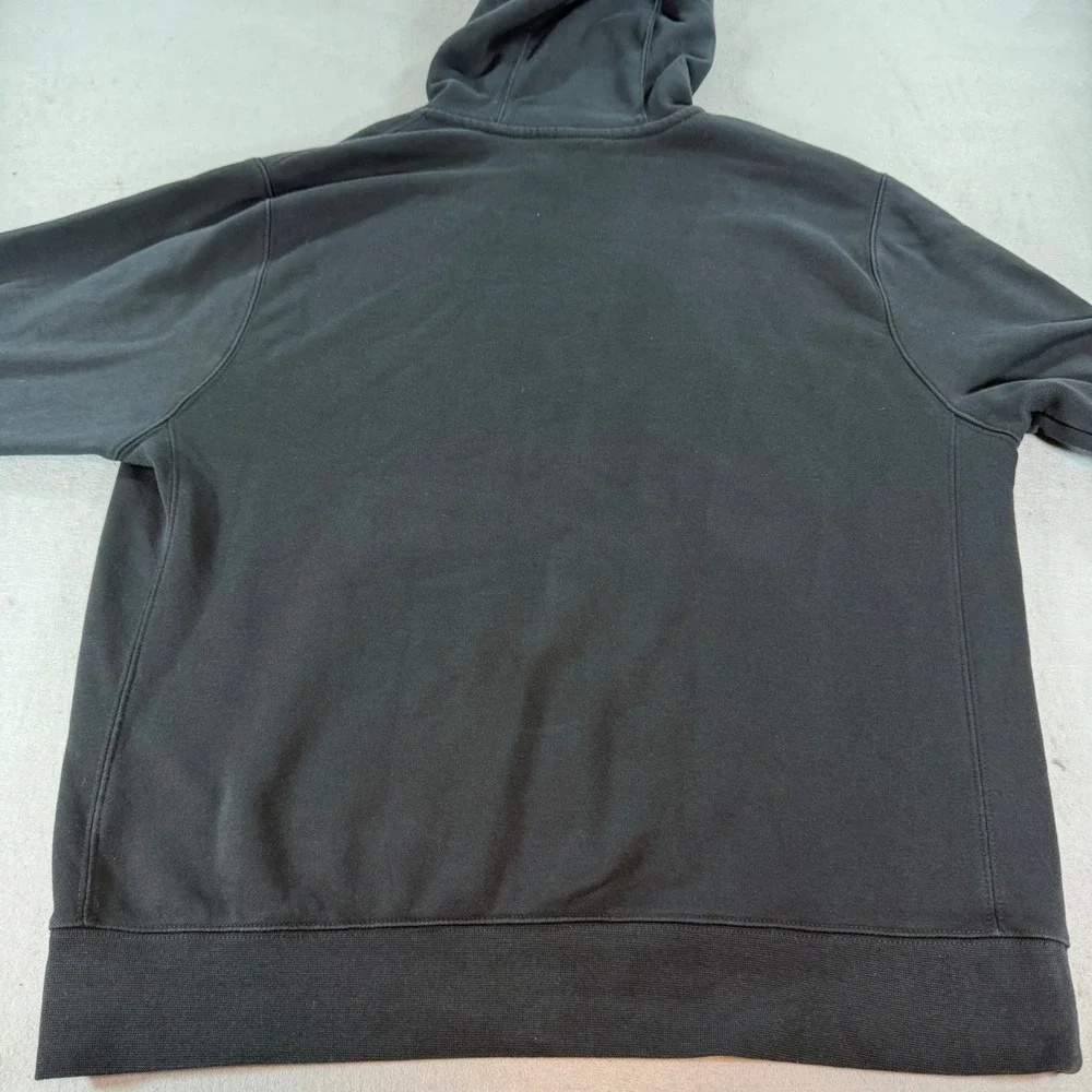 Nike Club Fleece Hoodie‎ Men's M Black Stacked Logo Pullover